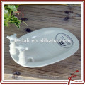 2015 Hot Sell Unique Shape Stoneware Ceramic Soap Dish For Home